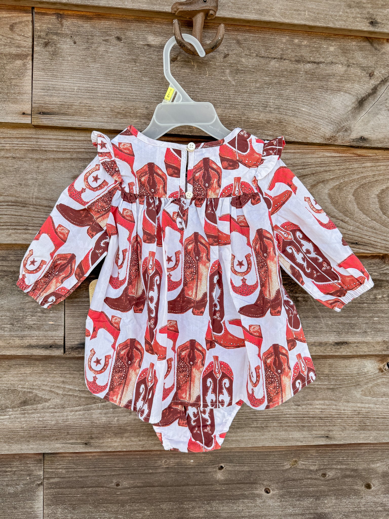 Wrangler Little Girl's Western Print Trapeze Dress - Image 4