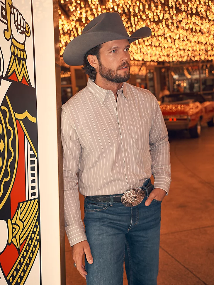 Men's Wrangler Cody Johnson One Pocket Button Down Shirt