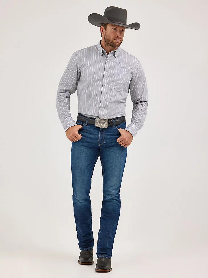 Men's Wrangler Cody Johnson One Pocket Button Down Shirt - Image 4