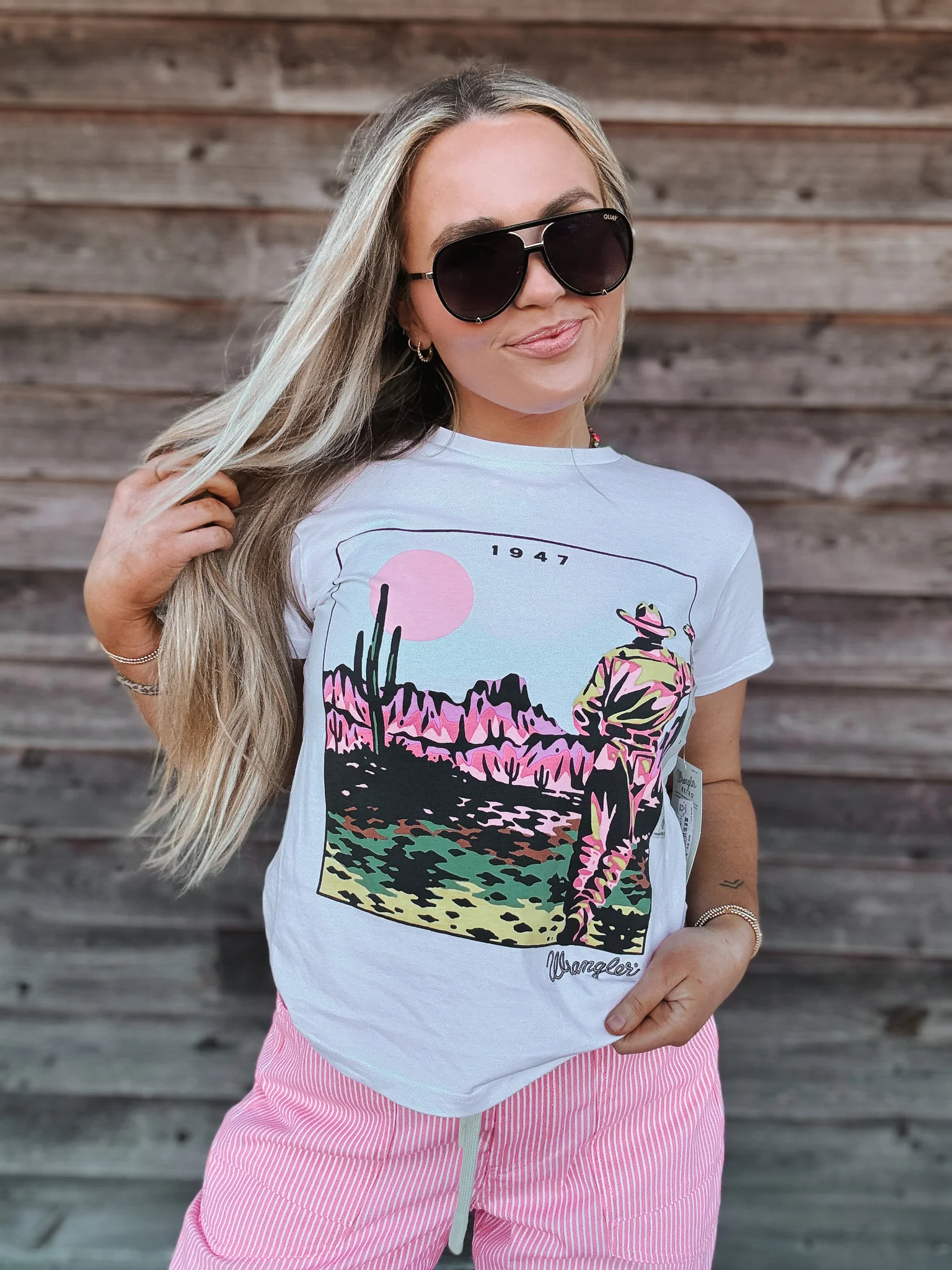 Women's Wrangler Desert Vista 1947 Retro Tee - Image 4