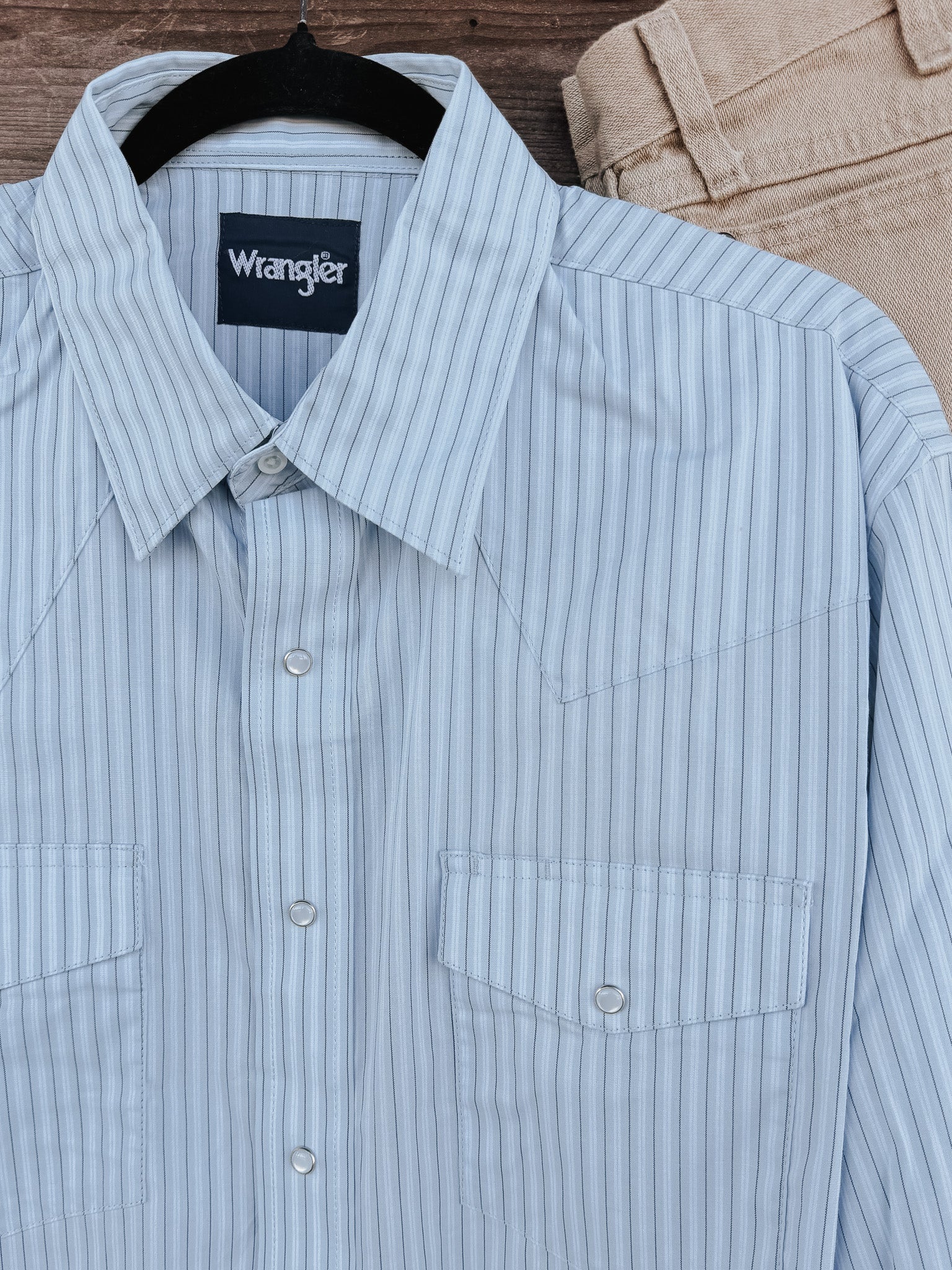 Wrangler Men's Wrinkle Resist Pearl Snap Shirt - Image 3