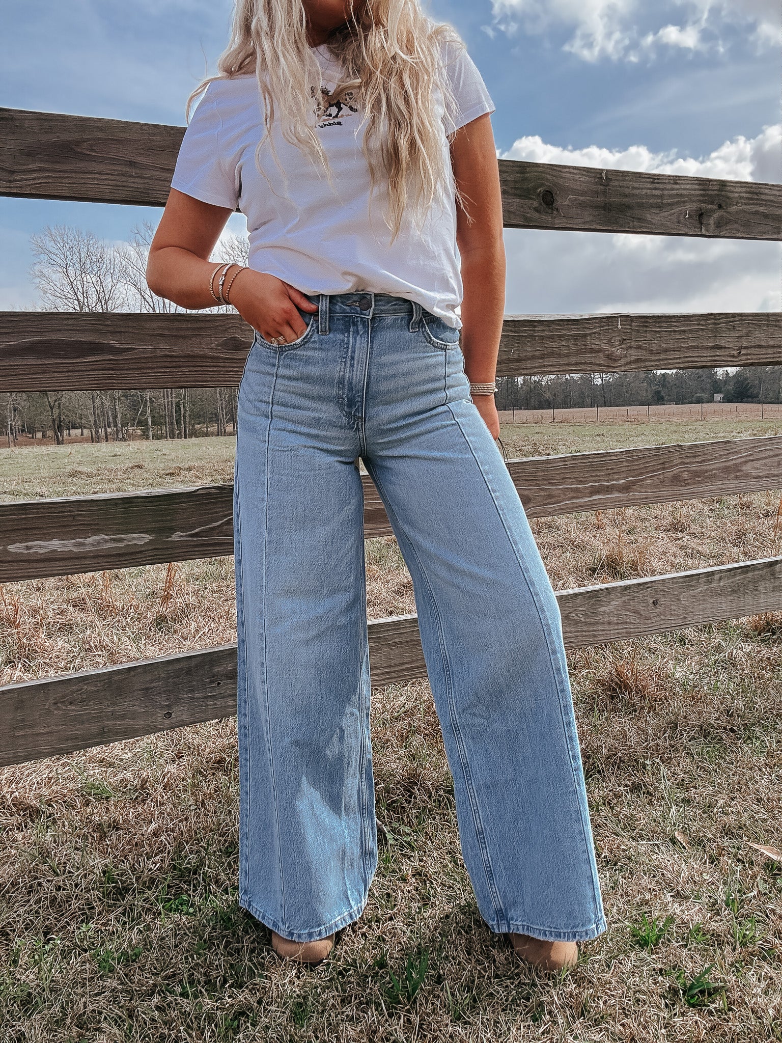 Women's Wrangler Retro Bailey High Rise Wide Leg Jean - Image 3