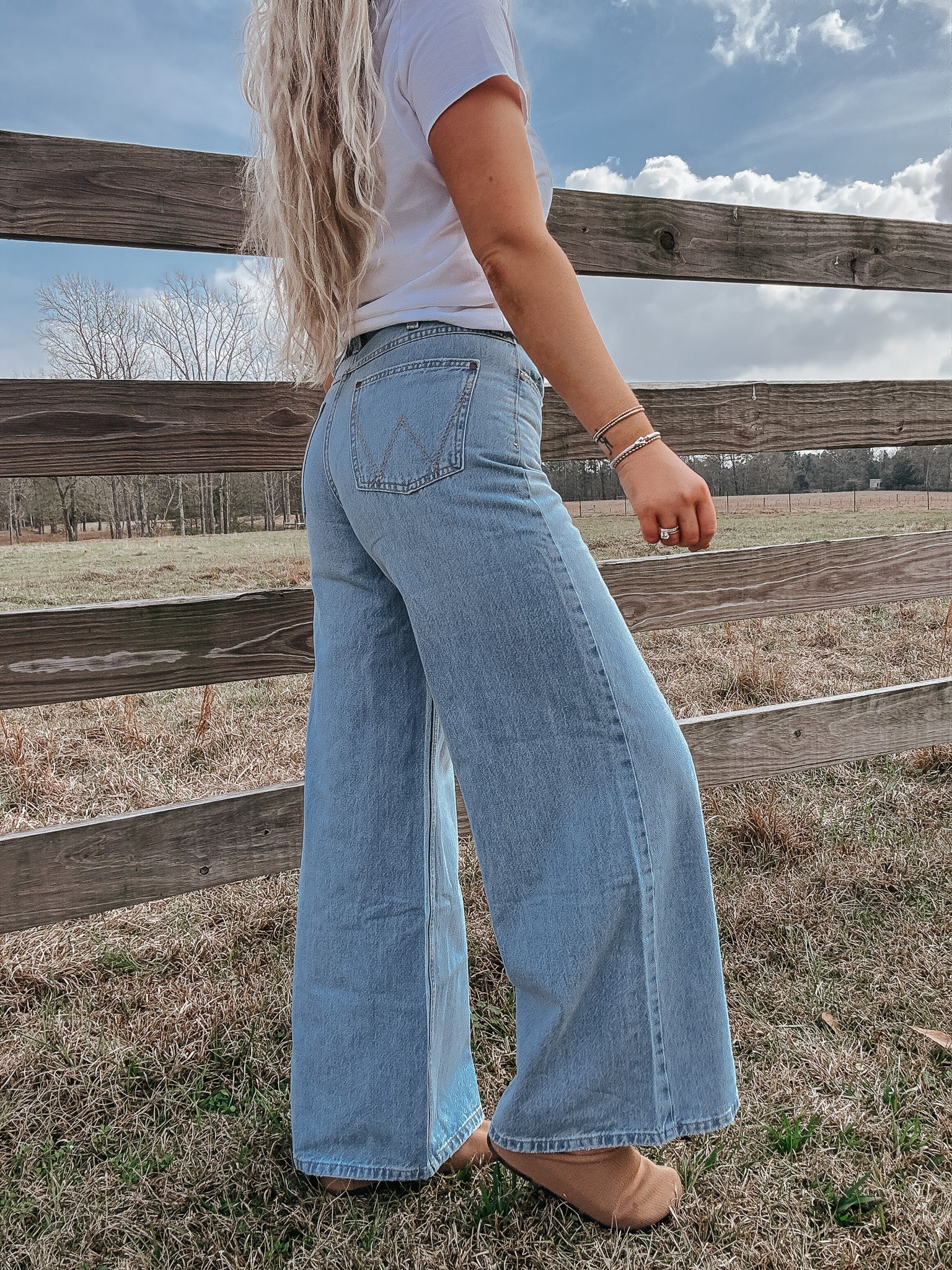 Women's Wrangler Retro Bailey High Rise Wide Leg Jean - Image 5