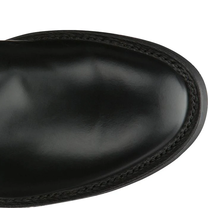 Men's Justin Tobias 12" Black Western Boots - Image 4
