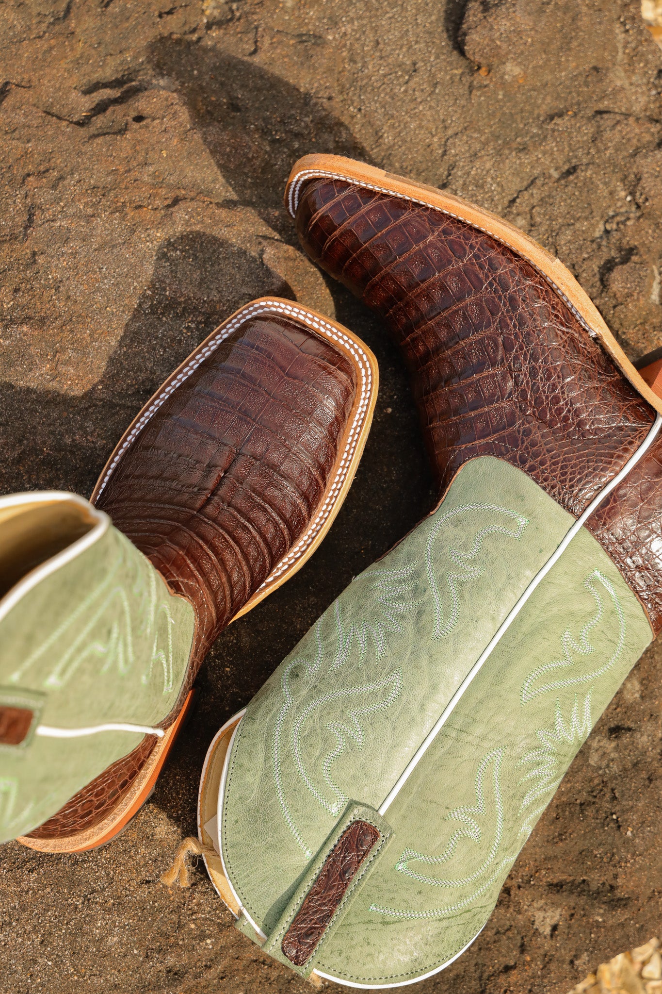 Men's Anderson Bean BC Exclusive Jade Caiman Boots - Image 17