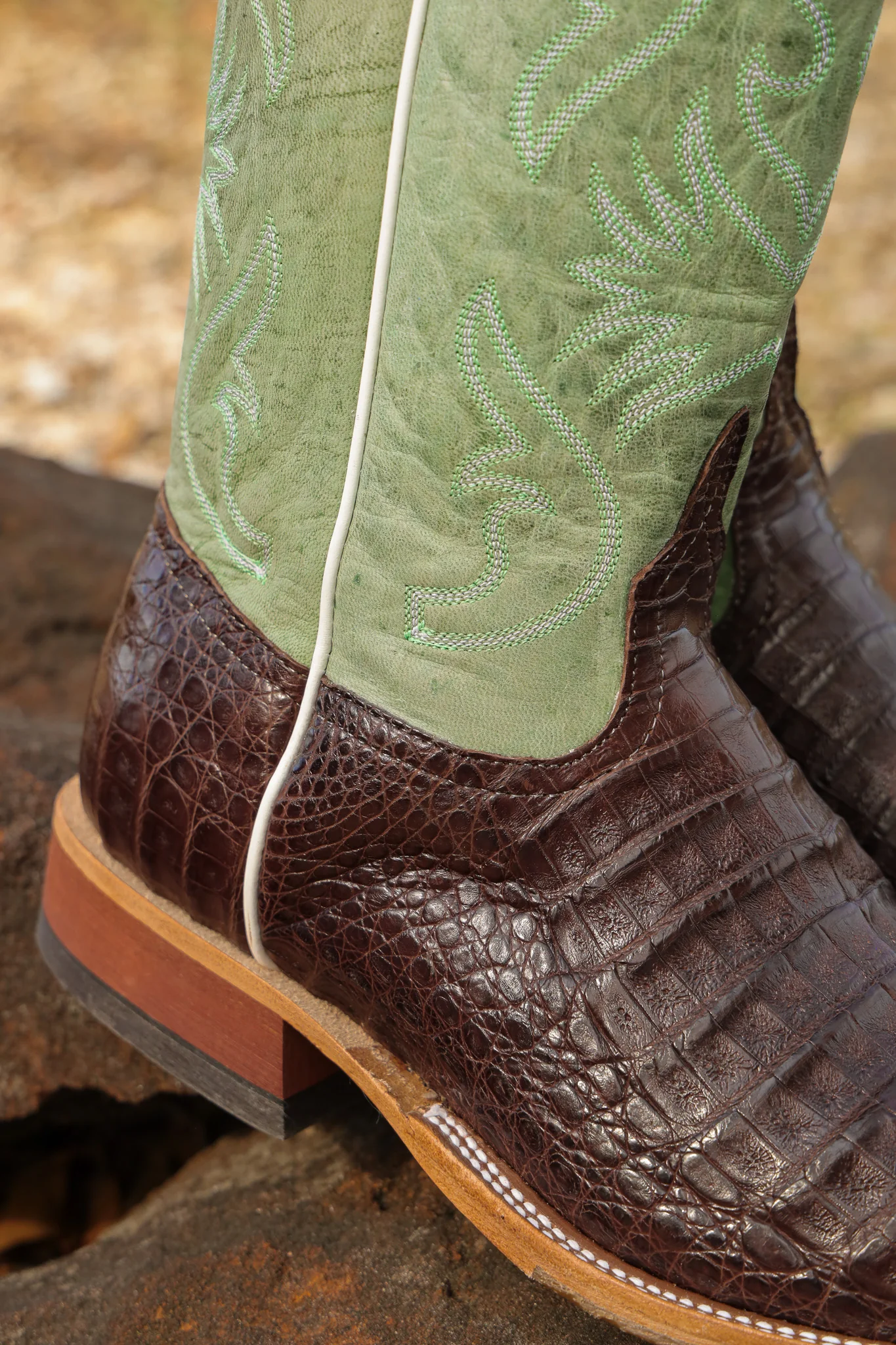 Men's Anderson Bean BC Exclusive Jade Caiman Boots - Image 2