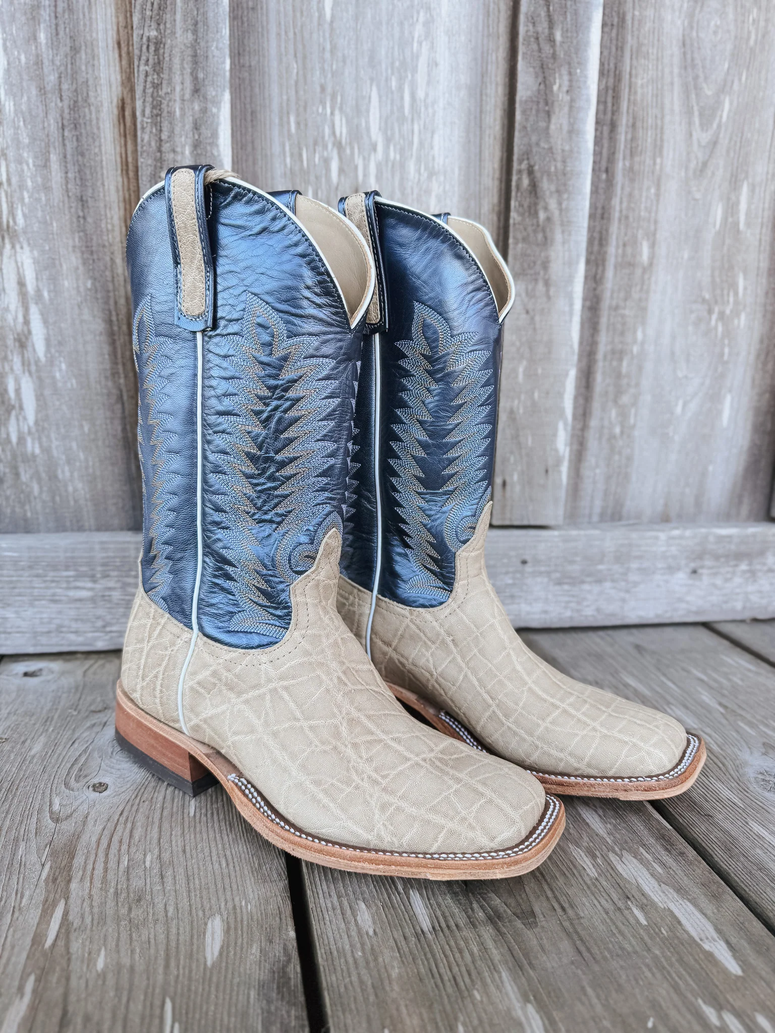 Men's Anderson Bean BC Exclusive Regal Blue Elephant Boots - Image 5