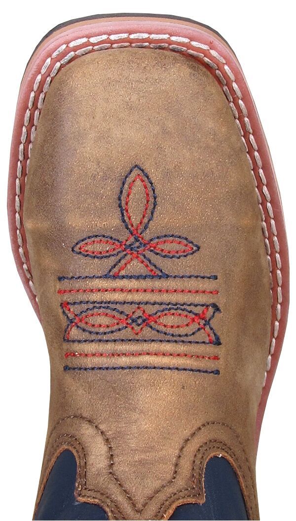 KID'S SMOKY MOUNTAIN STARS AND STRIPES SQUARE TOE BOOT - Image 5