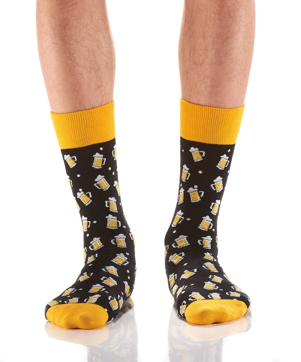 Men's Crew Sock - Beer Steins - Image 3