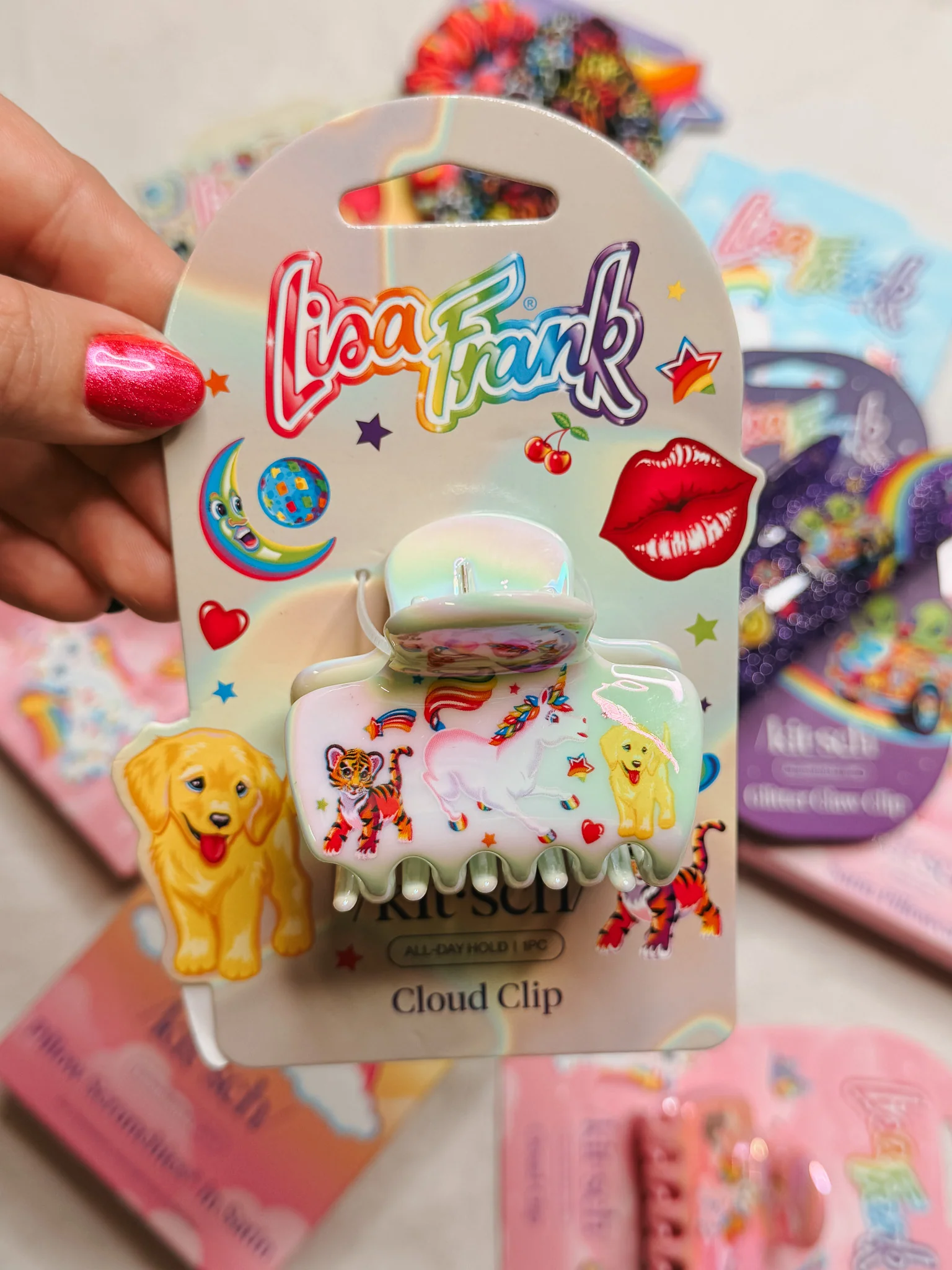 Lisa Frank X Kitsch Cloud Clip in Markie™ - Image 7