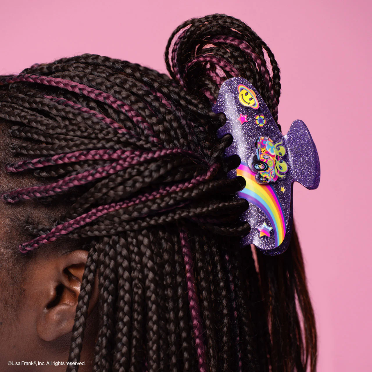 Lisa Frank X Kitsch Glitter Claw Clip - Zoomer™ & Zorbit™ - Image 5