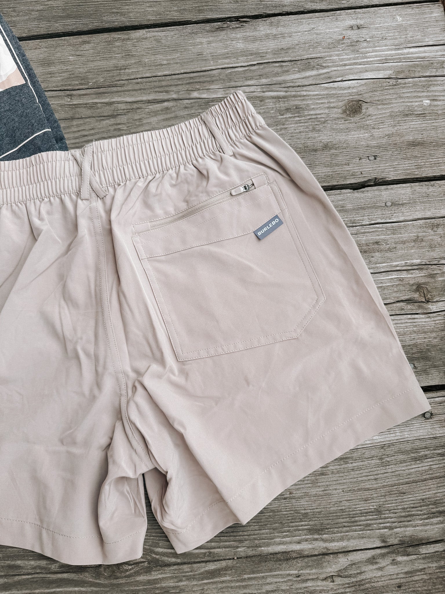 Men's Burlebo 5.5" Everyday Short - Cobblestone Khaki - Duck Hunt Pocket - Image 10