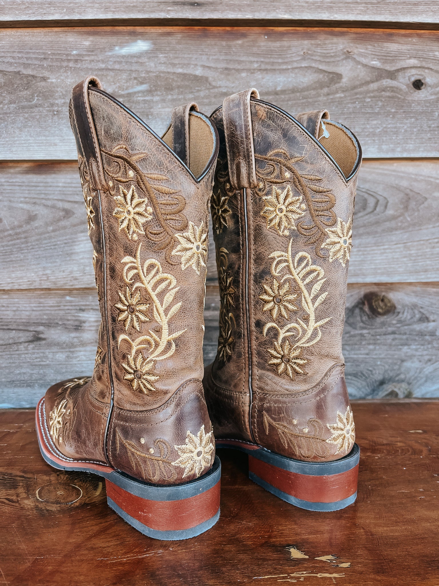 Women's Laredo by Dan Post Secret Garden Floral Embroidered Western Boot - Image 8
