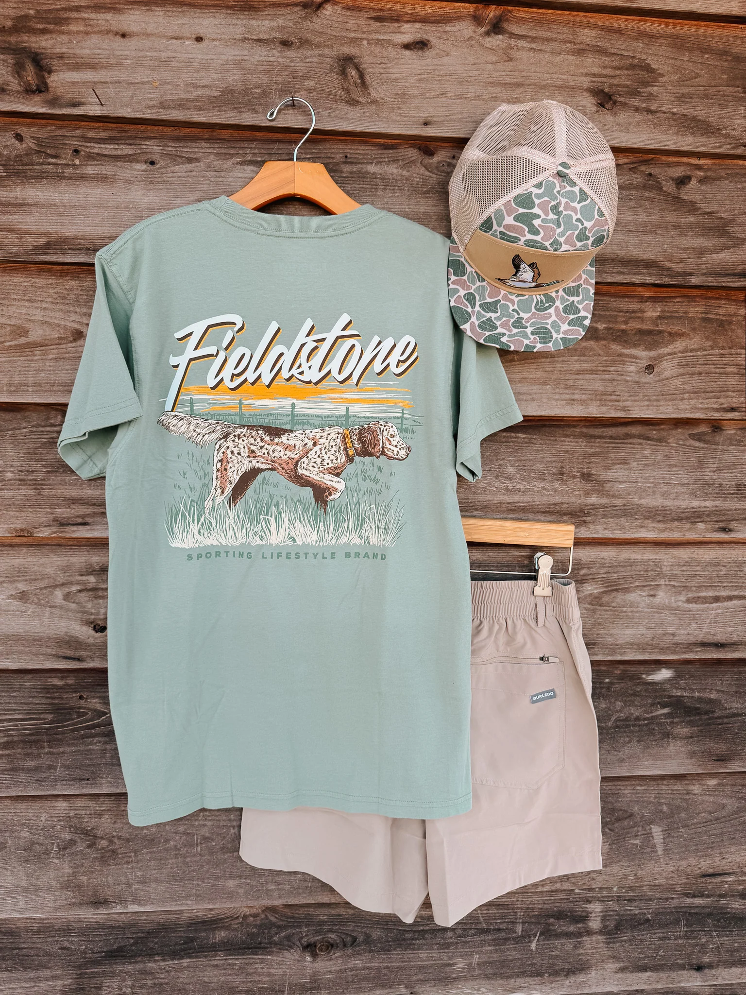 Fieldstone English Setter T-Shirt in Bay
