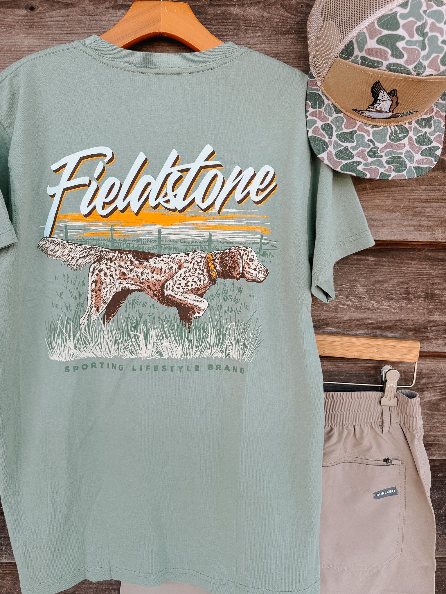 Fieldstone English Setter T-Shirt in Bay - Image 2