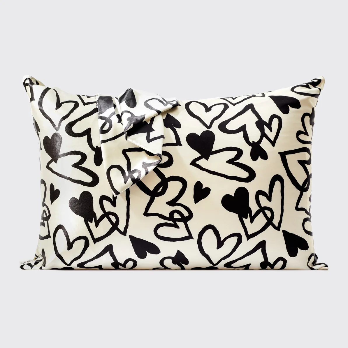 Kitsch Standard Satin Pillowcase - Heart - Image 4