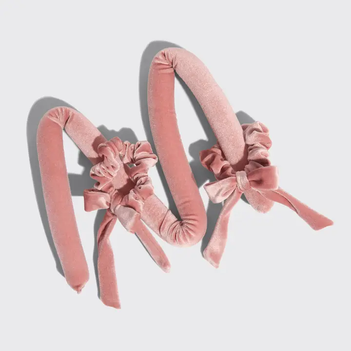 Kitsch Terracotta Velvet Heatless Curling Set - Image 4