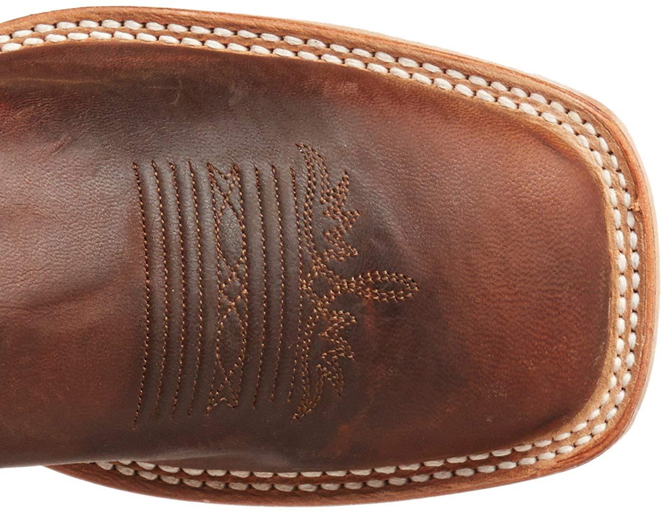 TONY LAMA AVETT IN TAN WORN GOAT BOOT - Image 8