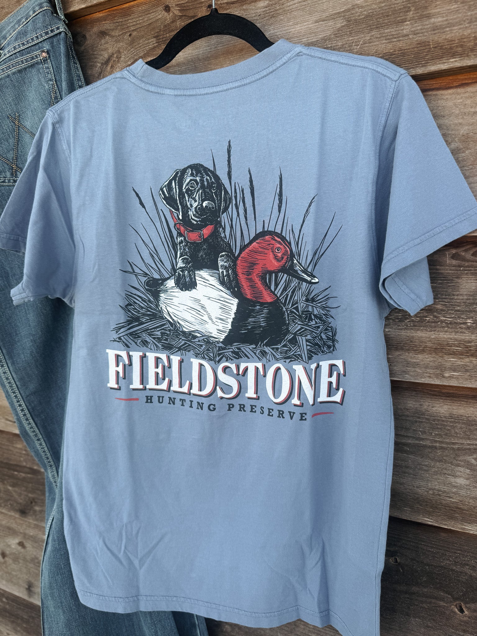 Fieldstone Decoy Pup T-Shirt in Saltwater - Image 3
