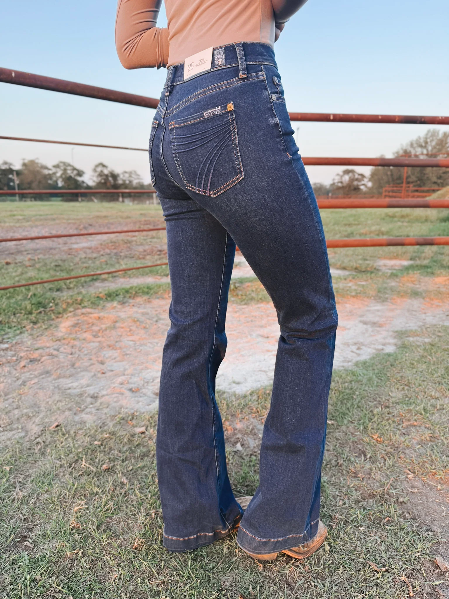 7 For All Mankind XRT Moreno Dojo Flare Jeans - Image 11