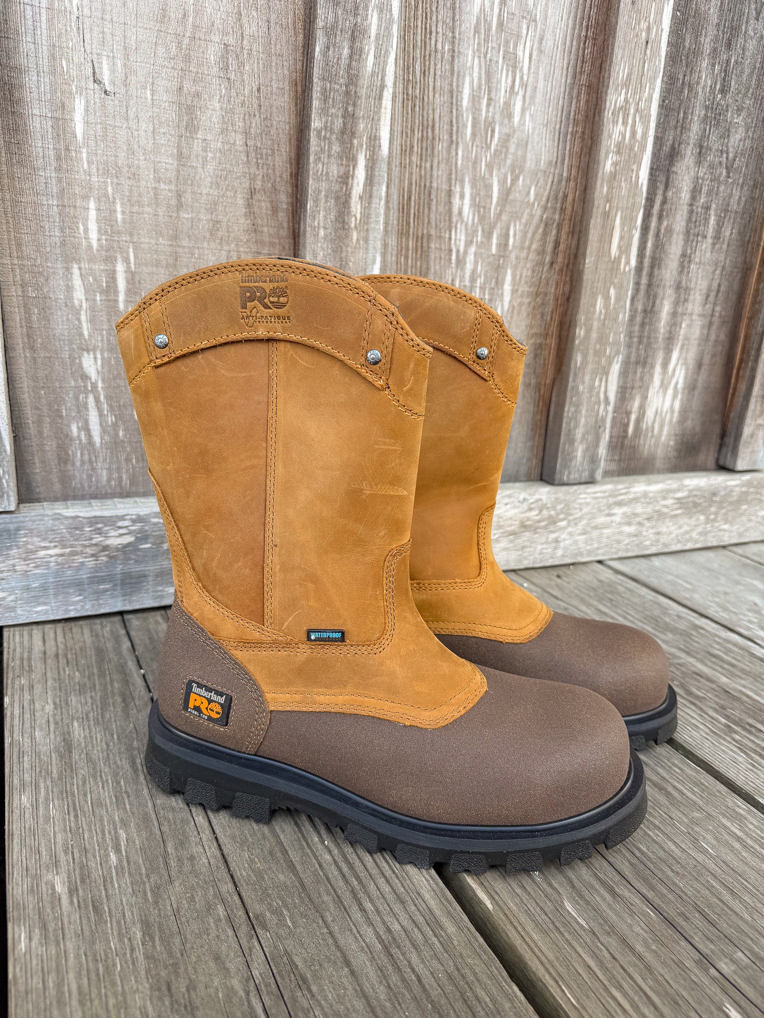 Men's Timberland Pro Rigmaster Waterproof Steel Toe Wellington Boots