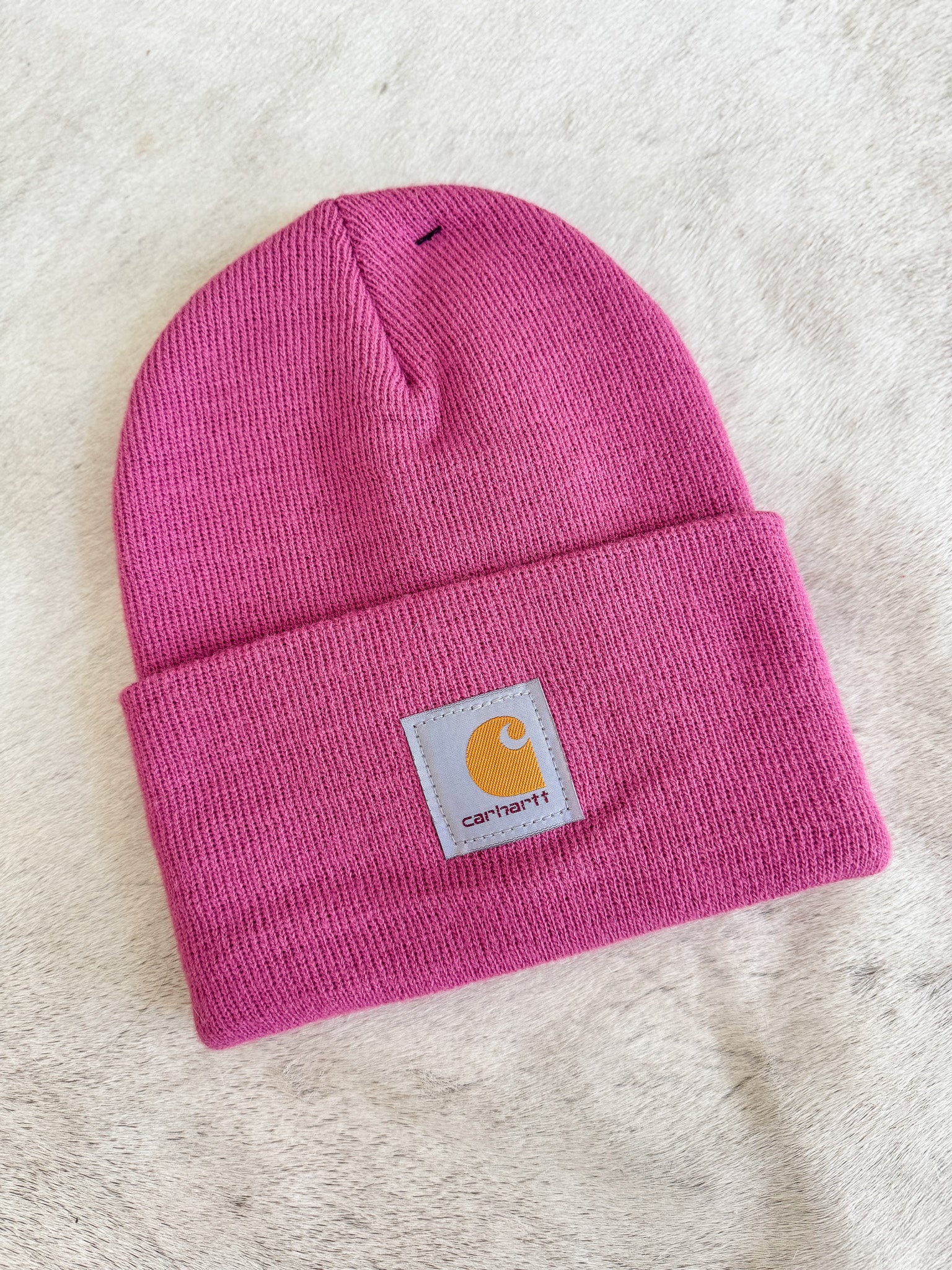 Carhartt Knit Cuff Beanie in Woodrose - Image 2