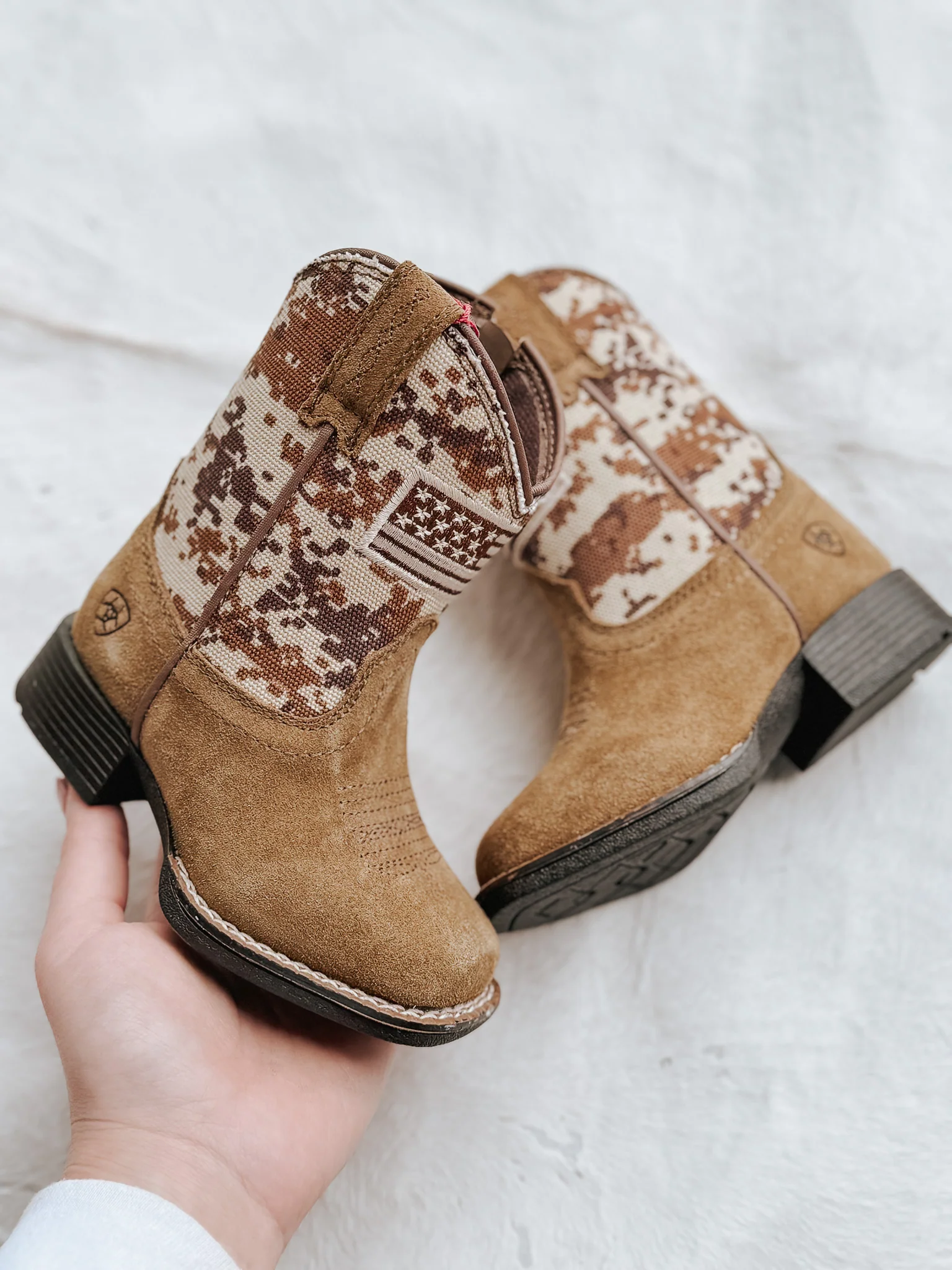 Ariat Toddler Patriot Leather Western Boots - Image 13