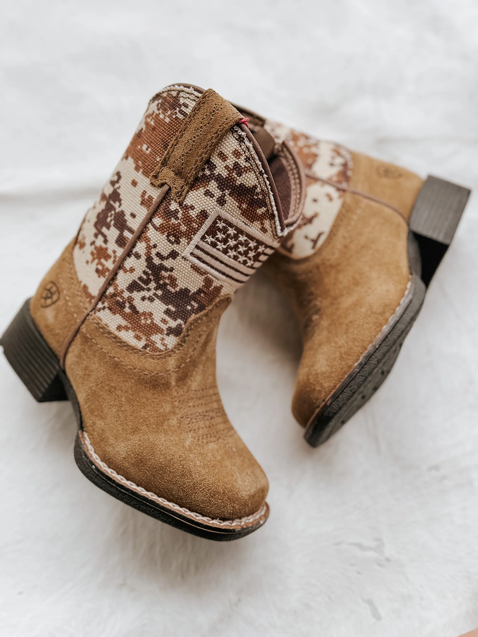 Ariat Toddler Patriot Leather Western Boots - Image 4