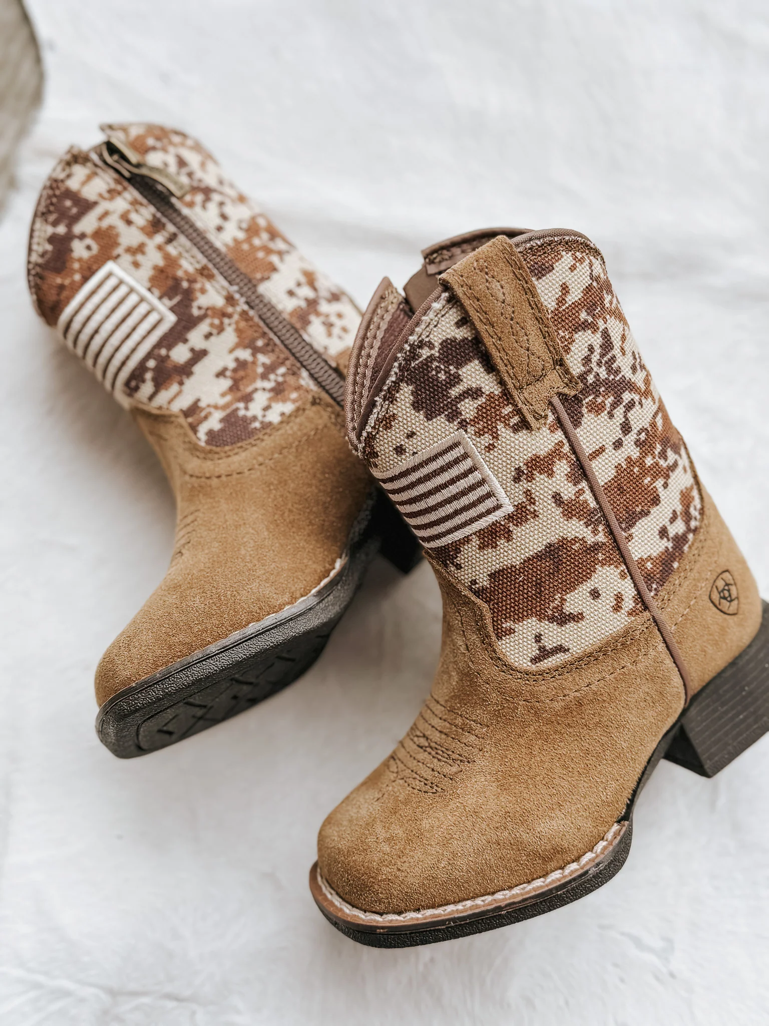 Ariat Toddler Patriot Leather Western Boots - Image 6
