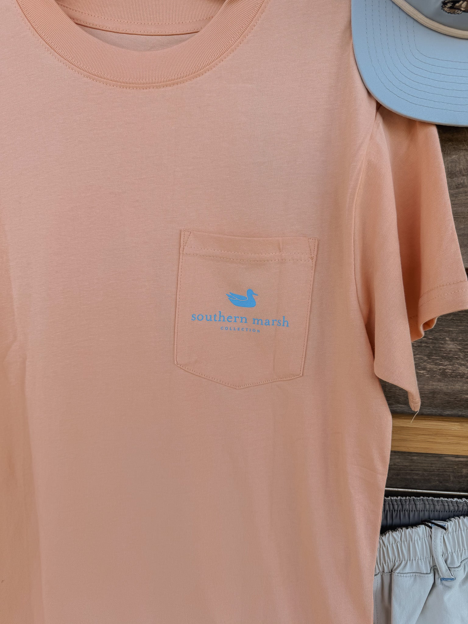 Southern Marsh Dinner Circle T-Shirt in Terracotta - Image 4