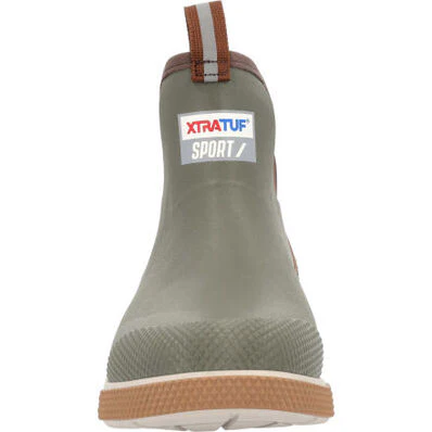 Men's Xtratuf 6in Ankle Deck Boot Sport - Olive - Image 9