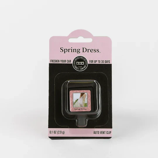 Sweet Grace Auto Vent Clip - Spring Dress