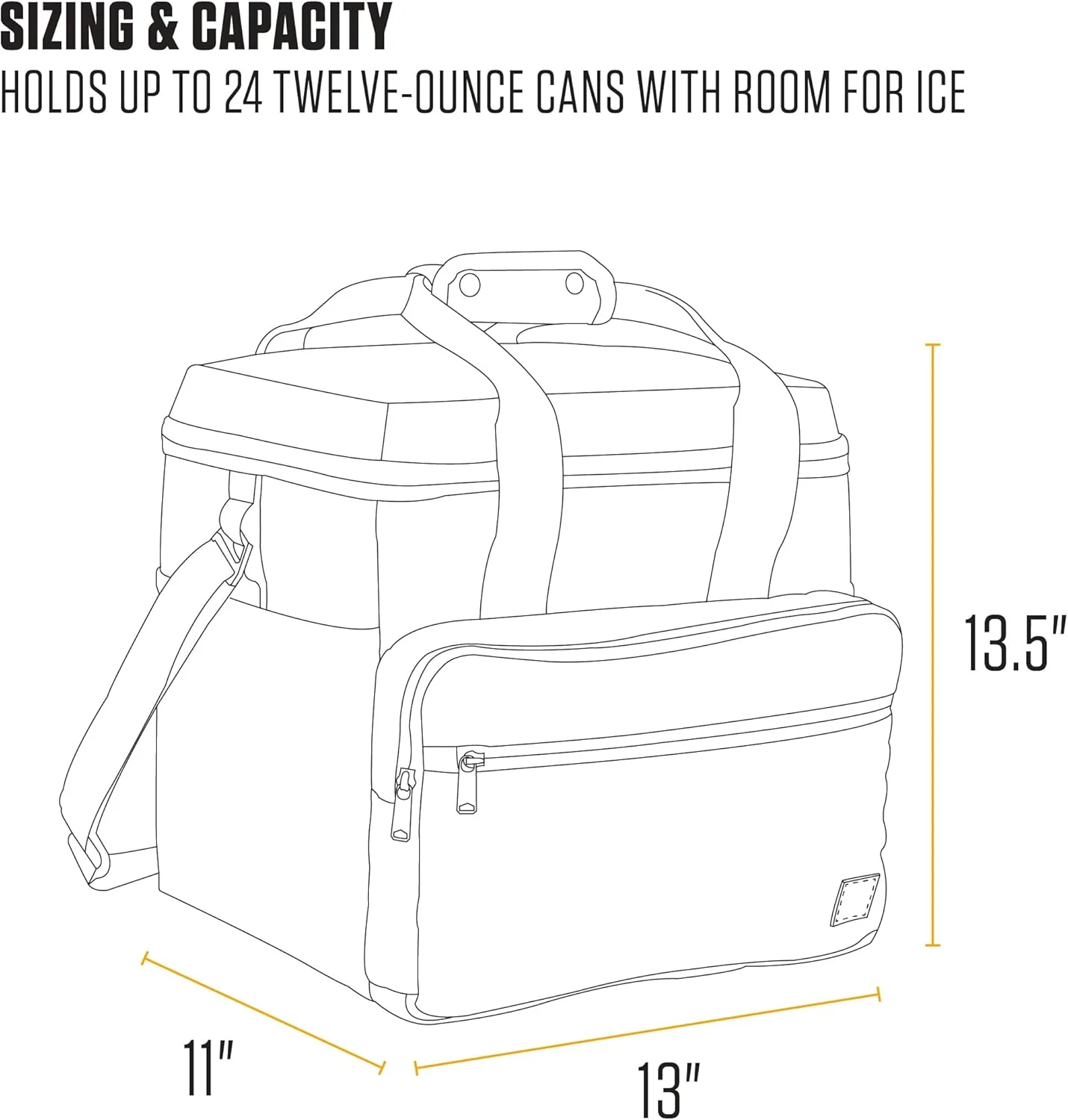 Carhartt Cold Front 24 Can Cooler in Olive - Image 10