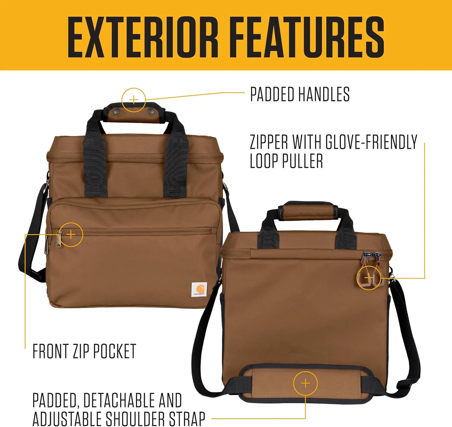 Carhartt Cold Front 24 Can Cooler in Olive - Image 6