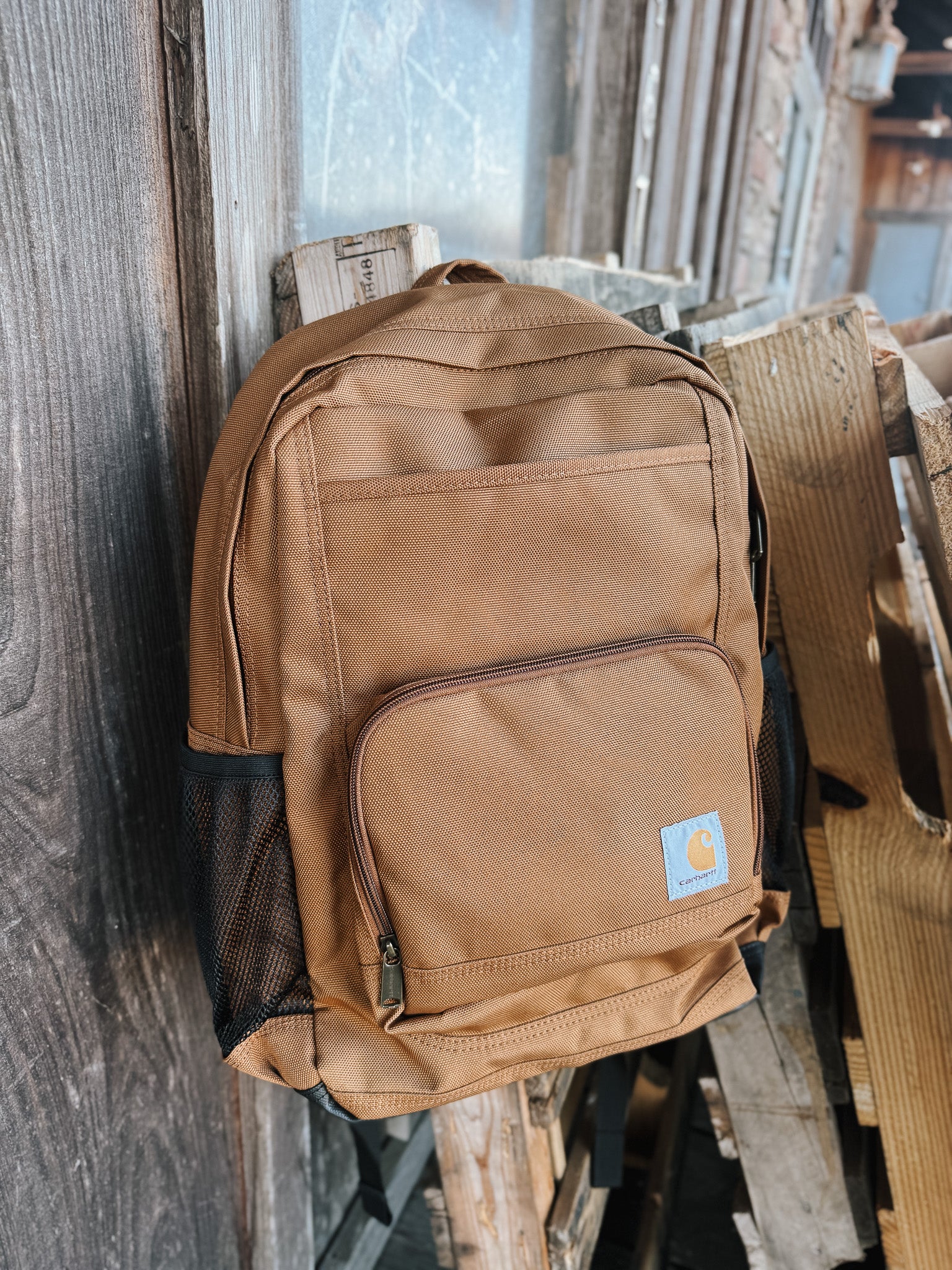 Carhartt 23L Single-Compartment Backpack in Brown - Image 10