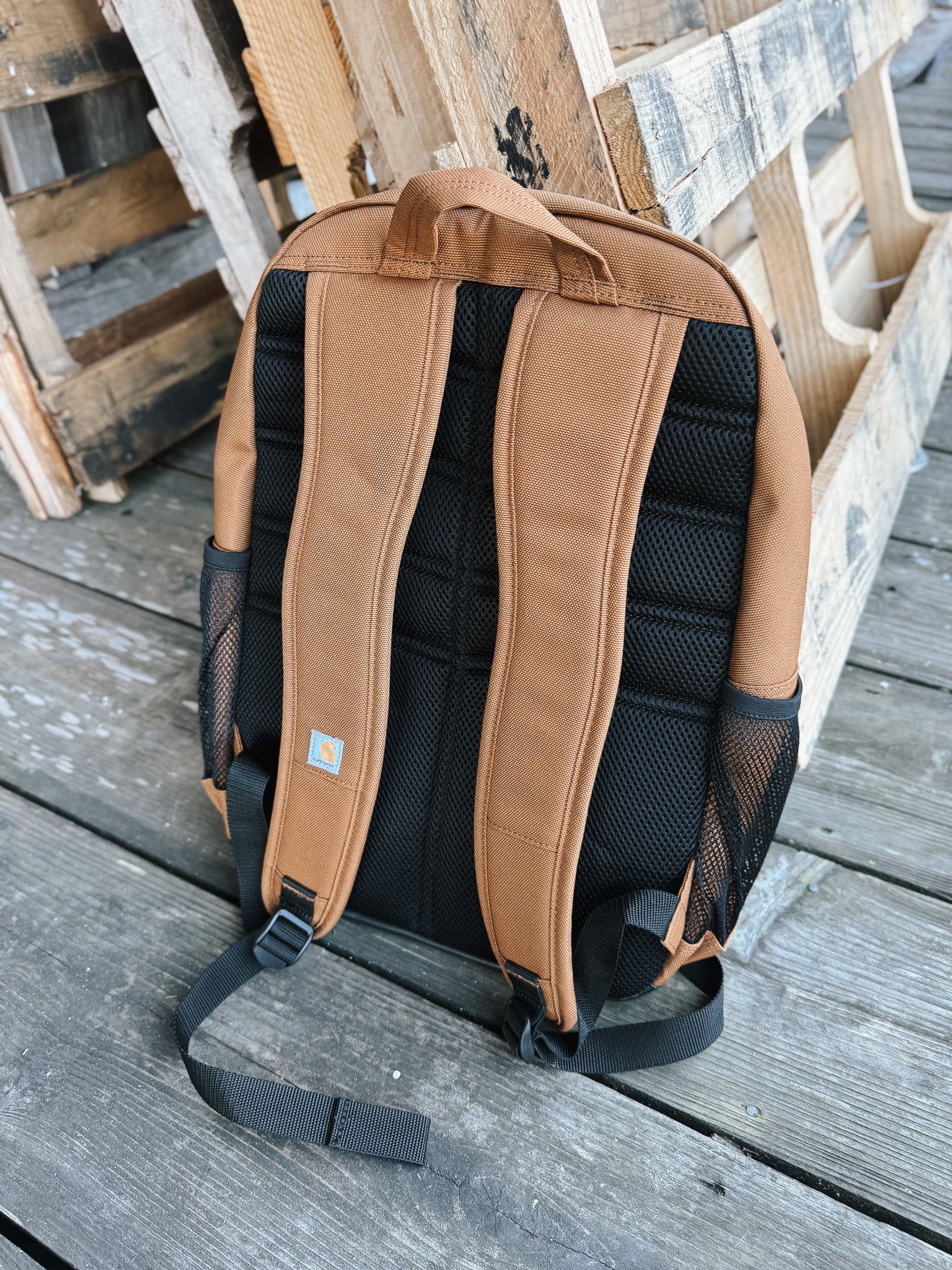 Carhartt 23L Single-Compartment Backpack in Brown - Image 3