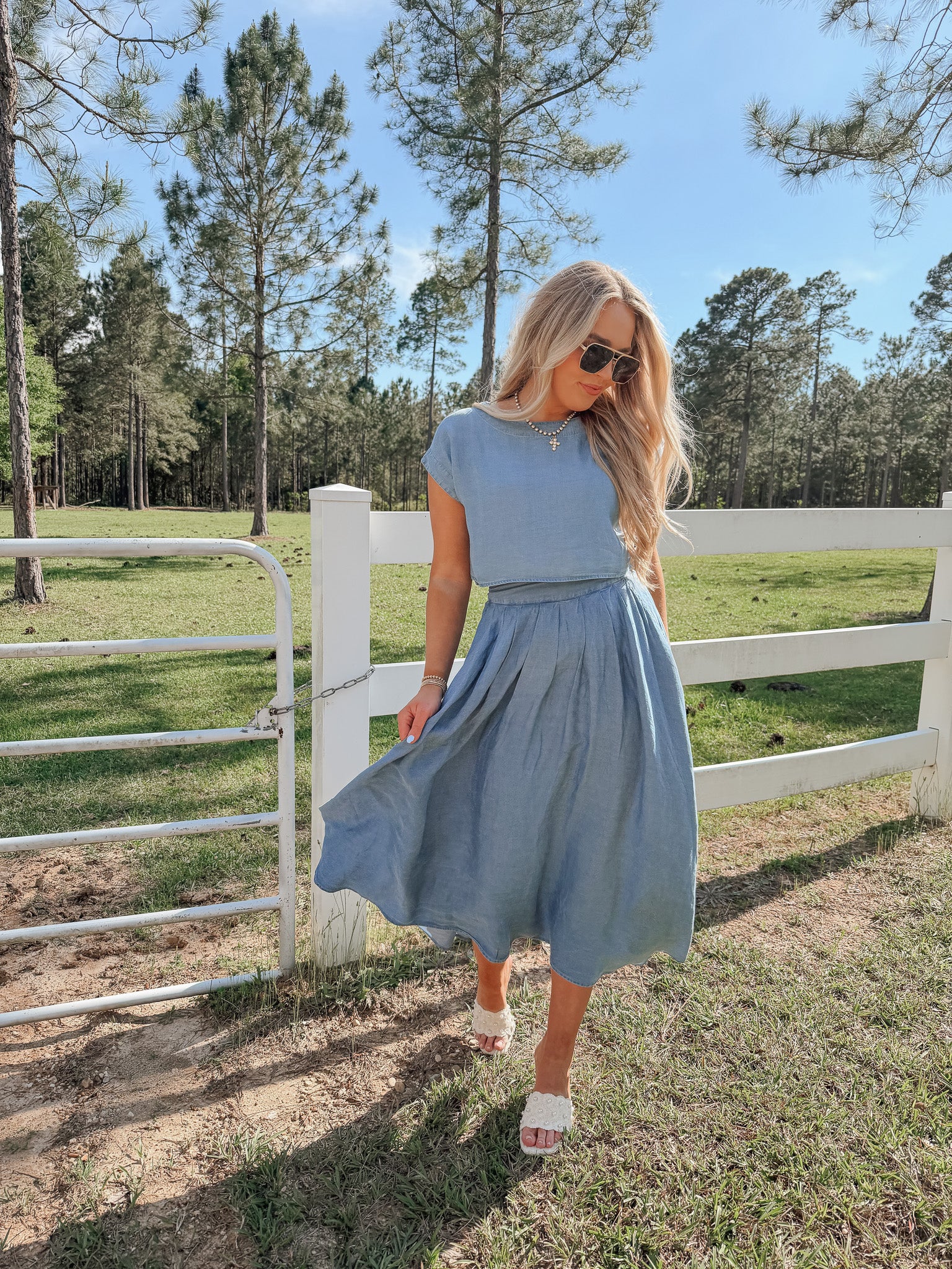 No Notes Needed Denim Set - Image 4