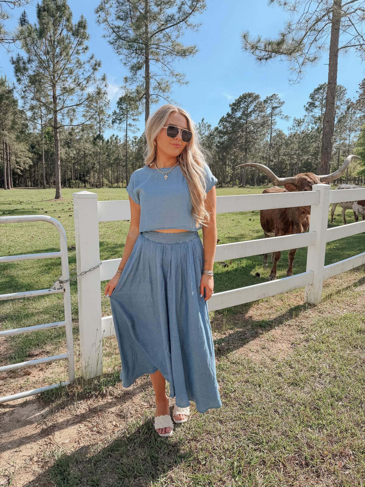 No Notes Needed Denim Set - Image 5