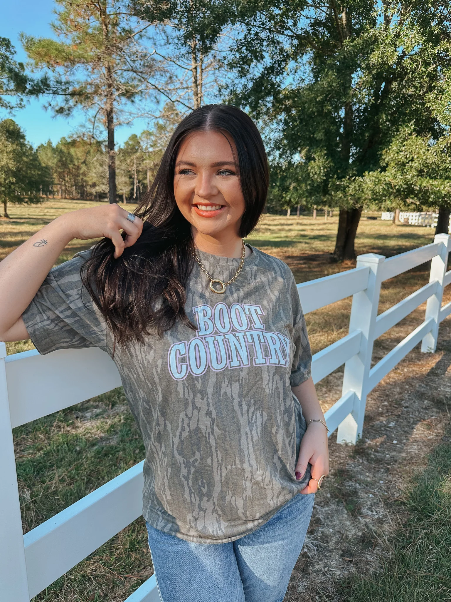 Boot Country Bottomland Camo Tee - Image 3