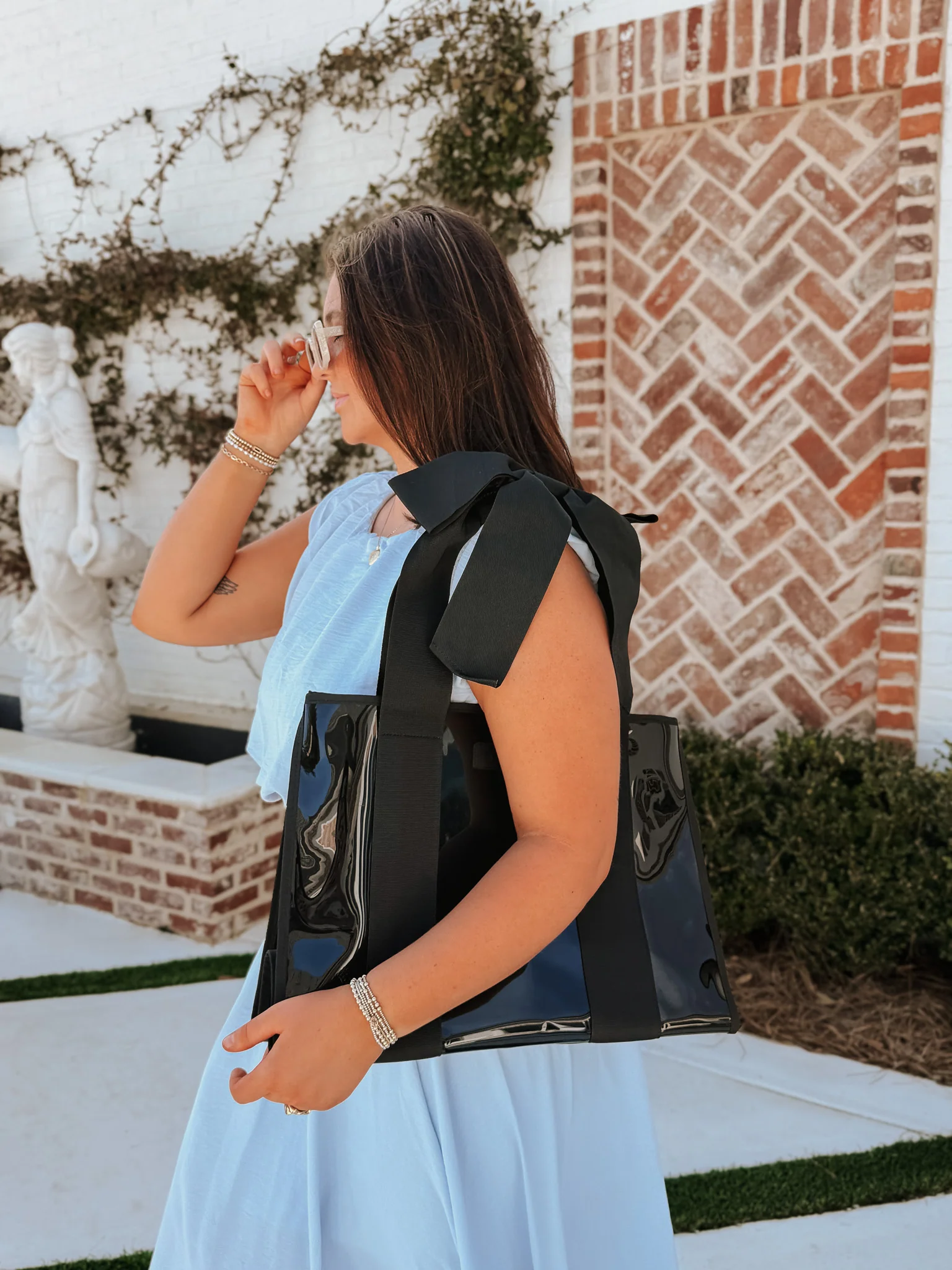 Case-Mate Bow Jelly Tote Bag - Midnight Black - Image 2