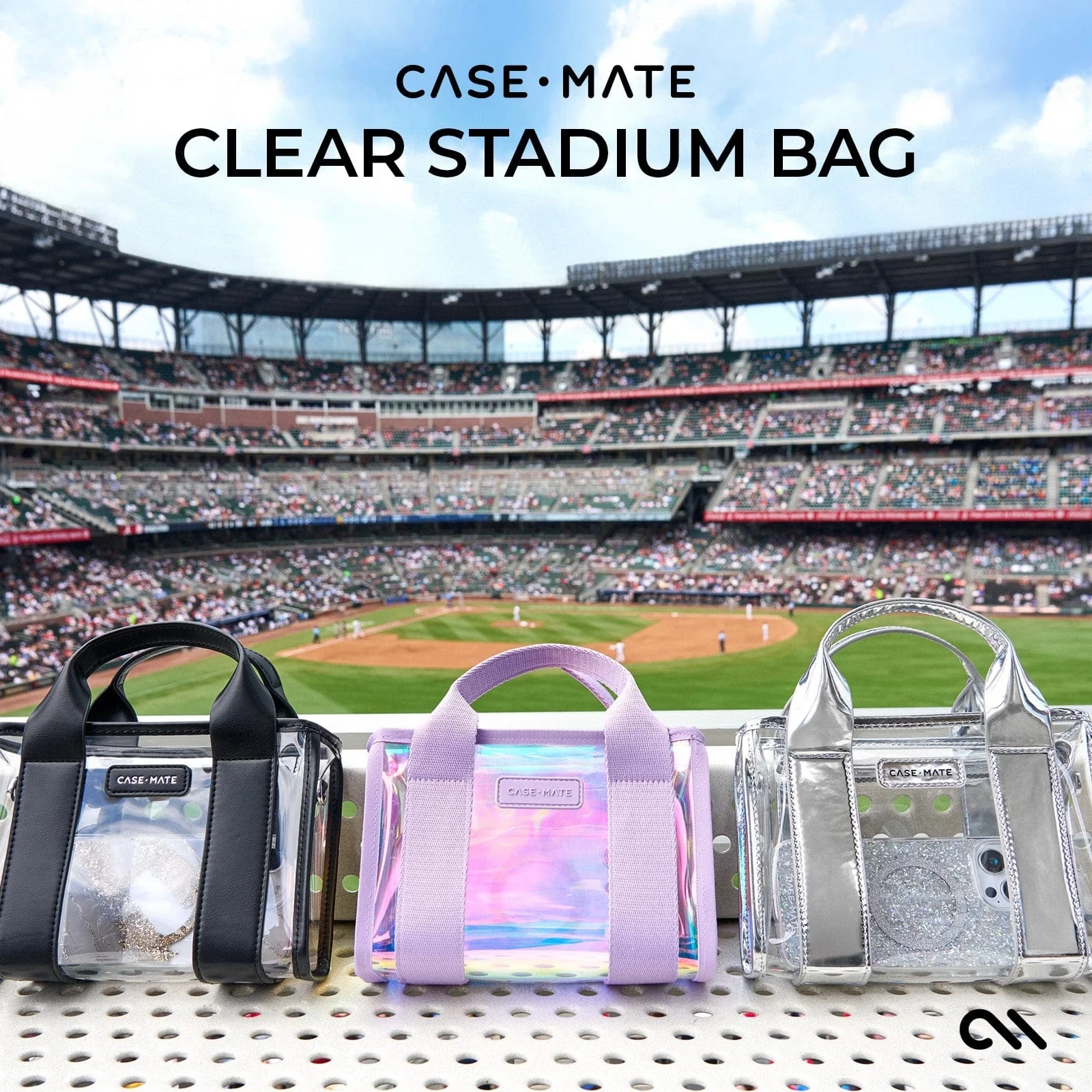 Case-Mate Clear Stadium Bag - Midnight Black - Image 9