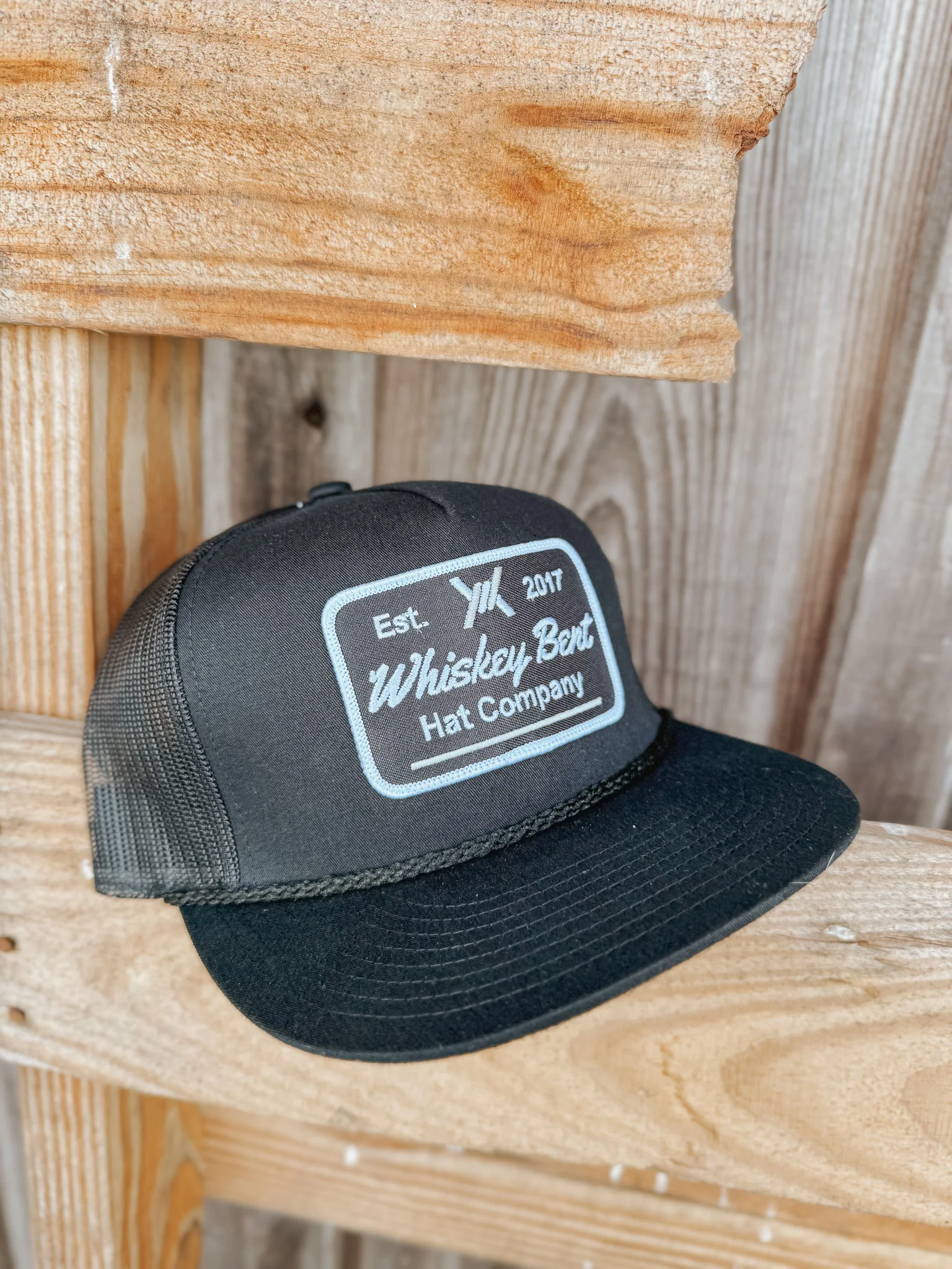 Whiskey Bent Hat Co. Black Top Cap - Image 6