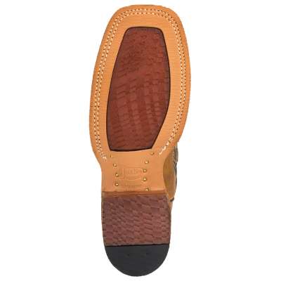 Men's Justin Bent Rail Caddo Brown Boots - Image 8