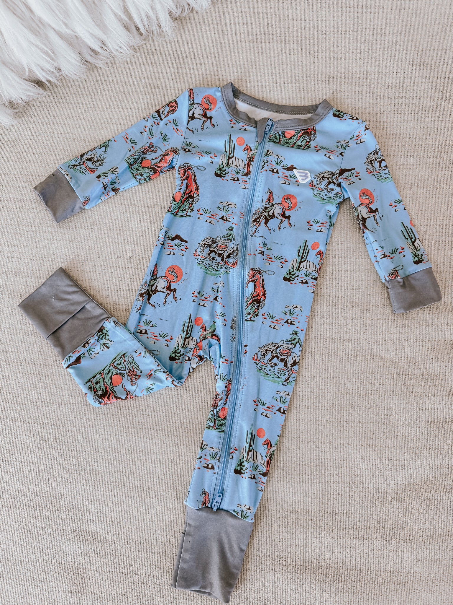 Baby Burlebo Zip Up - Cowboy Up - Image 5