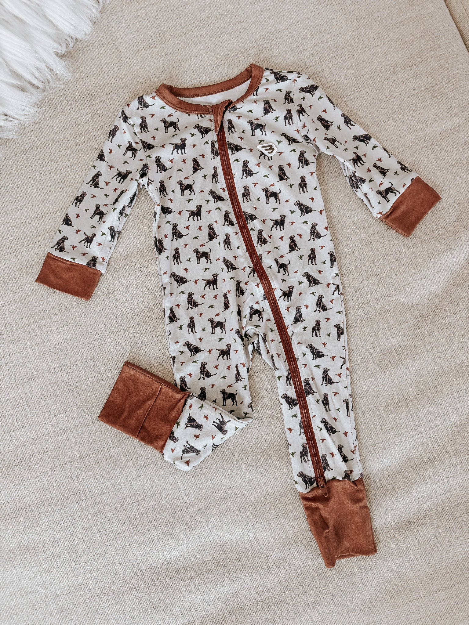Burlebo Baby Zip Up - Ducks And Dogs - Image 7
