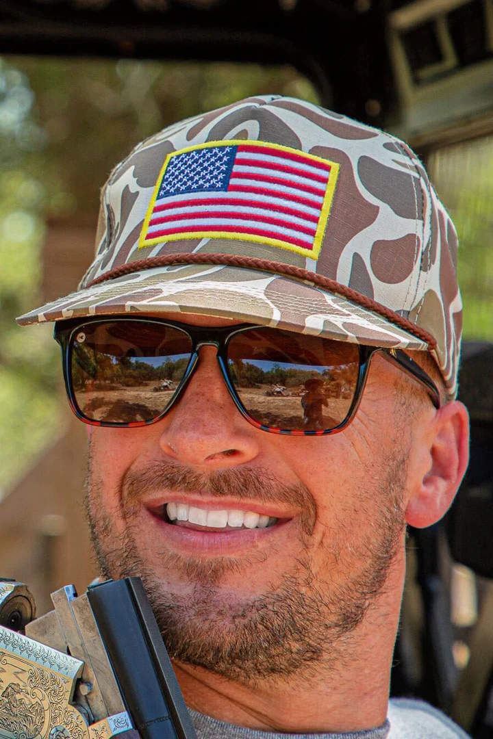 Burlebo Classic American Flag Camo Cap - Image 2