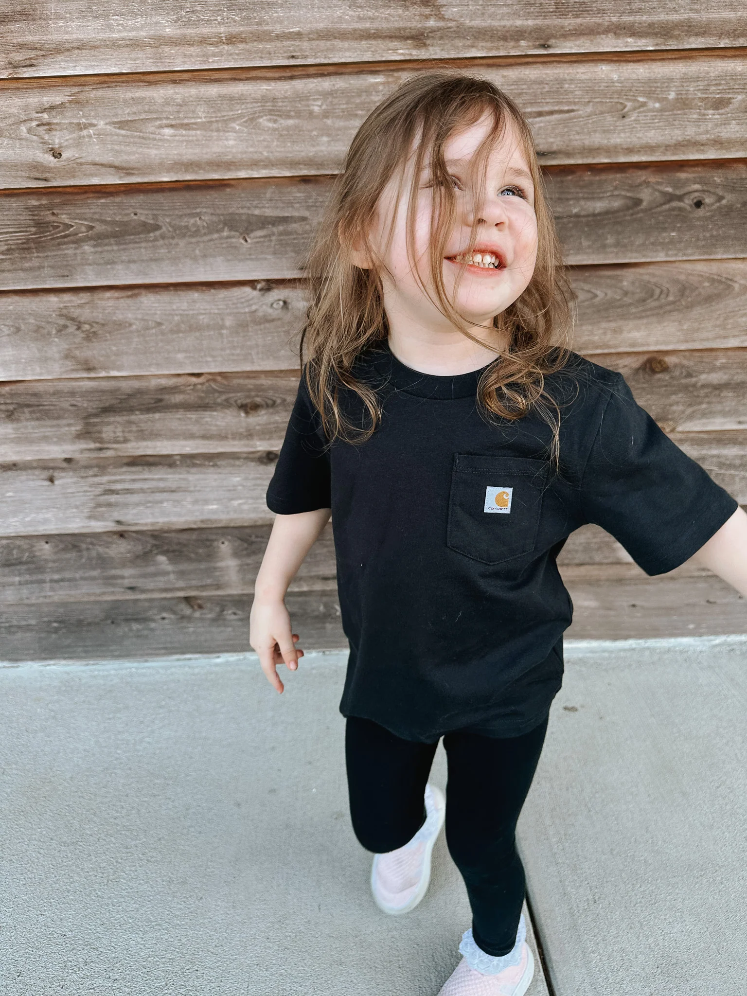 Carhartt Toddler & Kid's Pocket T-Shirt in Black - Image 4