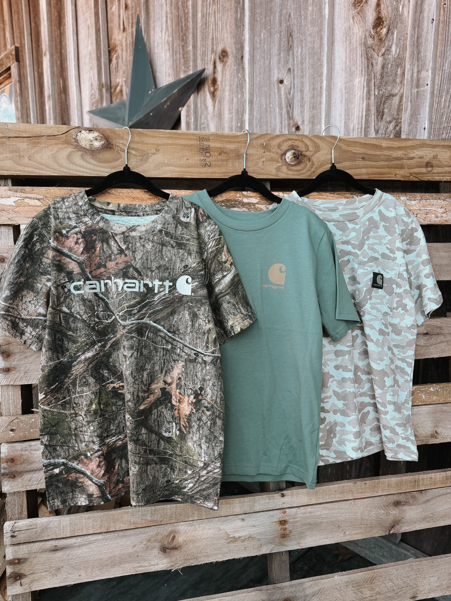 Carhartt Kid's Mossy Oak Camo T-Shirt - Image 8