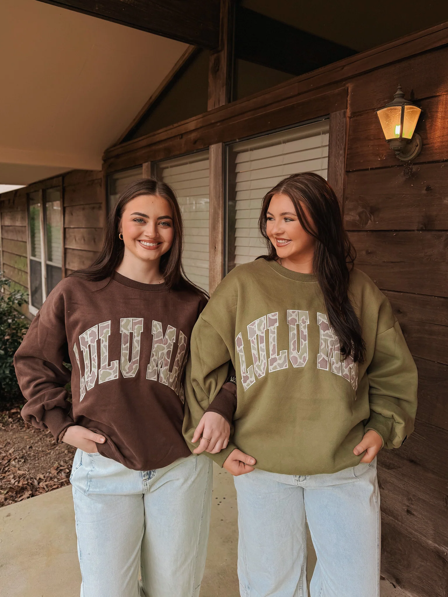Lulu Mac Camo Sweatshirt in Green - Image 7