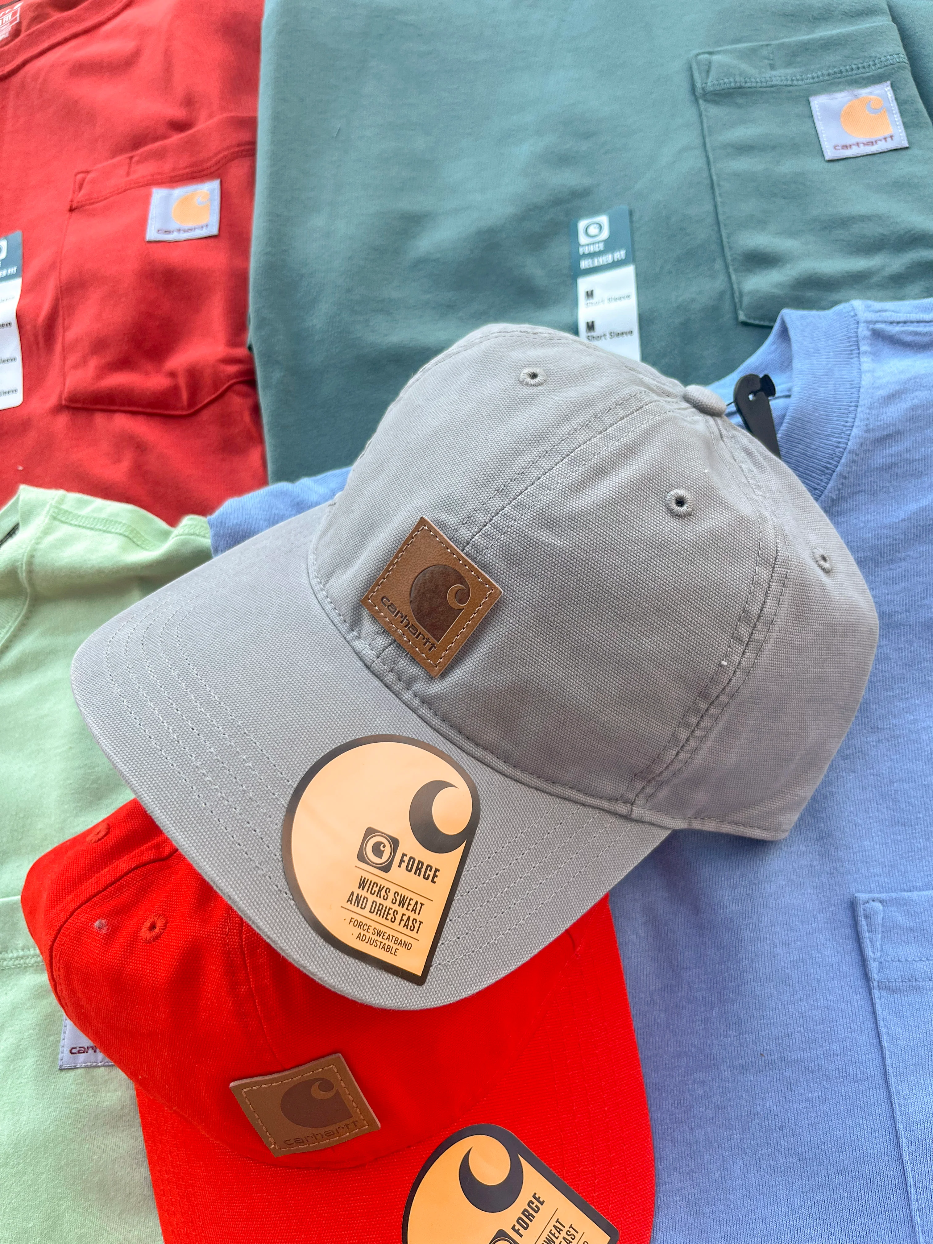 Carhartt Canvas Cap in Asphalt